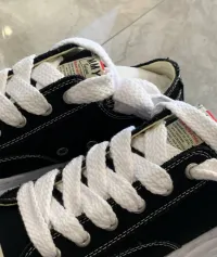 EM Sneakers Mihara Yasuhiro Blakey OG Sole Canvas Low Black No Logo NO.703 review 0