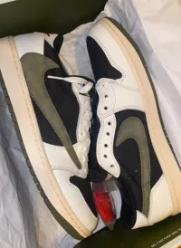 EM Sneakers Jordan 1 Retro Low Golf Travis Scott Neutral Olive review 0