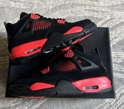 EM Sneakers Air Jordan 4 Retro Red Thunder reviewed by