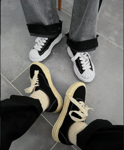 EM Sneakers Mihara Yasuhiro Baker OG Sole Canvas Low Black NO.715 review uakajk