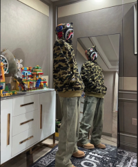 EM Sneakers BAPE 1st Camo Shark Full Zip Hoodie Yellow review 0