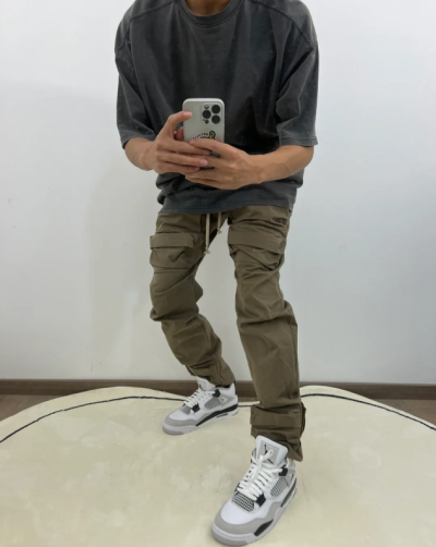 EM Sneakers Jordan 4 Retro Military Black review Tjsf