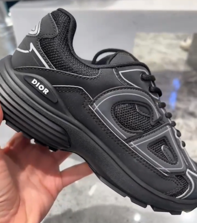 EM Sneakers Dior B30 Triple Black New Reflective review Mengla Lisa