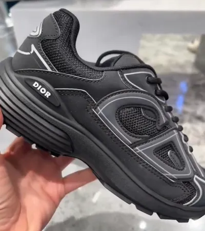 EM Sneakers Dior B30 Triple Black New Reflective review Mengla Lisa