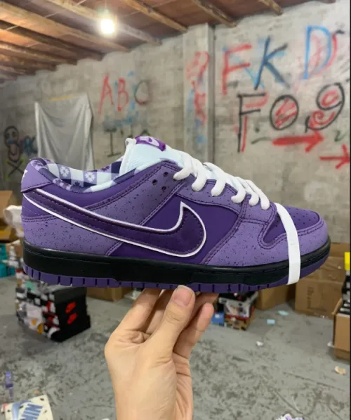 EM Sneakers Nike SB Dunk Low Concepts Purple Lobster review 