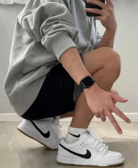 EM Sneakers Nike SB Dunk Low Orange Label White Black (2019) review 0
