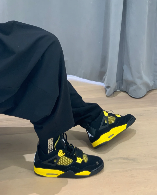 EM Sneakers Jordan 4 Retro Thunder (2023) review hsga