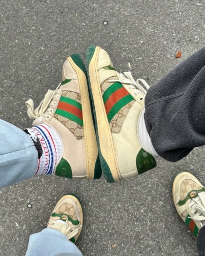 EM Sneakers Gucci Screener Pink review Qkfjkuo