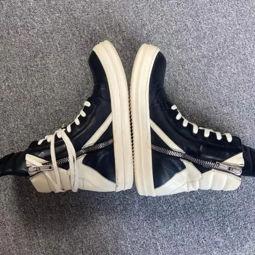 EM Sneakers Rick Owens GeoBasket Oversized Eylet Black Milk review 