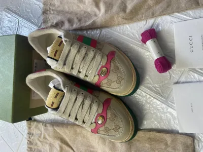 EM Sneakers Gucci Screener Cream Leather review aoinhdfde