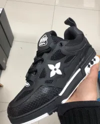 EM Sneakers Louis Vuitton LV Skate Sneaker Black White review 0