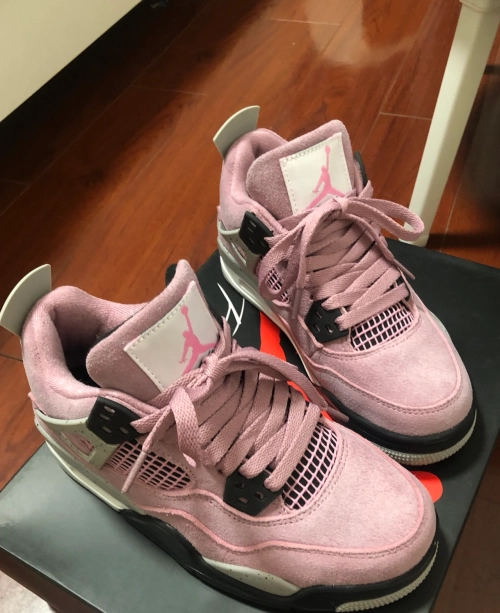 EM Sneakers Air Jordan 4 Retro 'Orchid' Pink and Black reviewed by