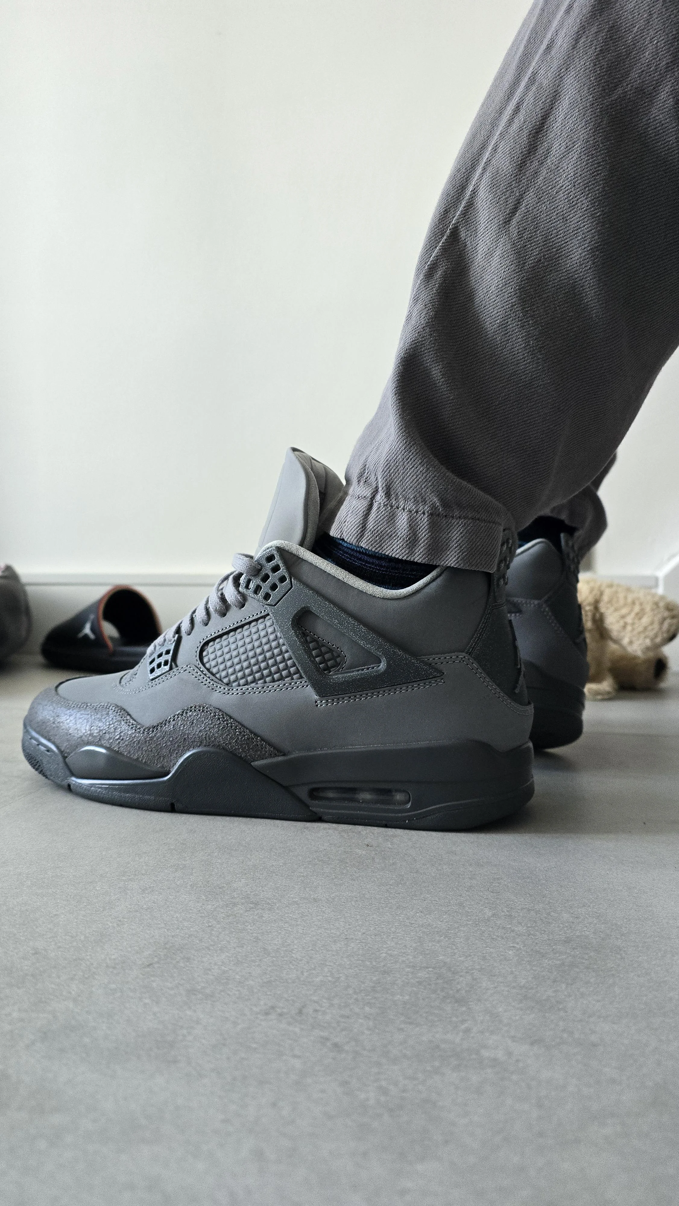 EM Sneakers Air Jordan 4 Retro × KAWS Grey review 0
