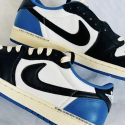 EM Sneakers Jordan 1 Low × Travis Scott x Fragment Design review Amanni Carr