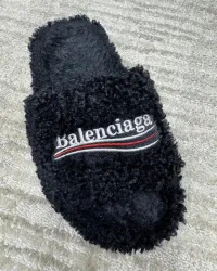 EM Sneakers Balenciaga Furry Slide Black review 0