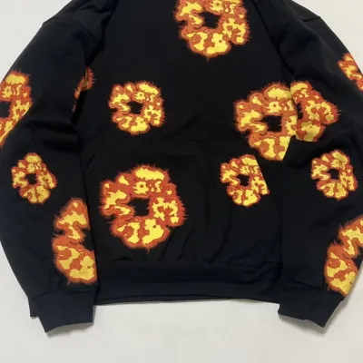 EM Sneakers Denim Tears x Offset Wreath Hoodie Black review Syrus Ellis