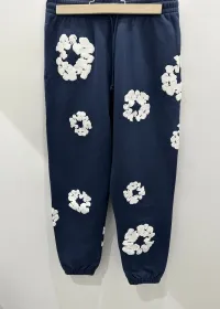 EM Sneakers Denim Tears The Cotton Wreath Sweatpants Navy review 0