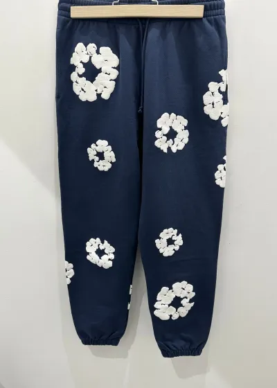 EM Sneakers Denim Tears The Cotton Wreath Sweatpants Navy review Syrus Ellis