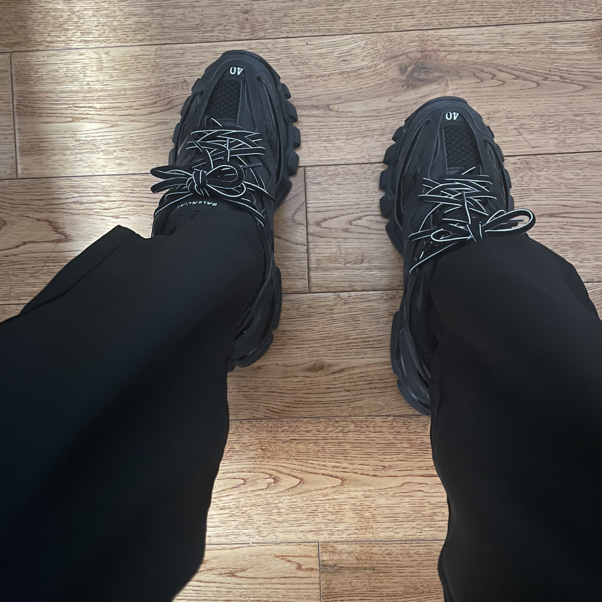 EM Sneakers Balenciaga Track Black(Without LED) review 0