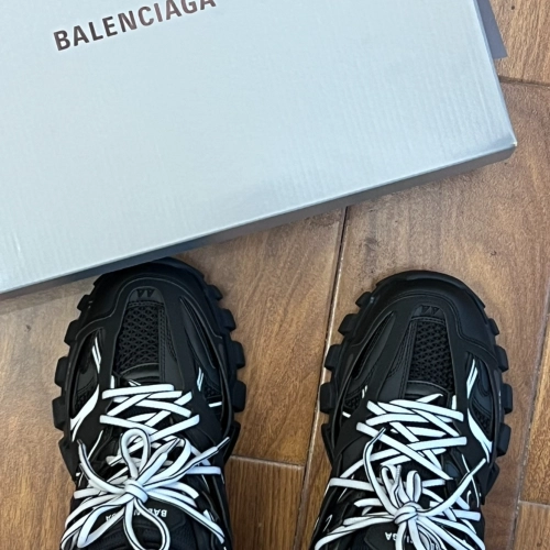 EM Sneakers Balenciaga Track LED Black and White reviewed by