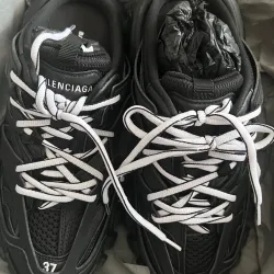 EM Sneakers Balenciaga Track LED Black and White review Nickolas Stoyanov