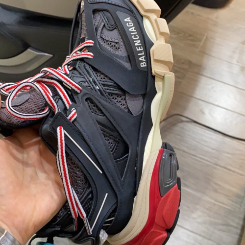 EM Sneakers Balenciaga Track Black Red(Without LED) review 