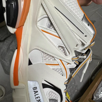 EM Sneakers Balenciaga Track Sneaker White Orange(Without LED) review Alem Zagorica