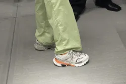 EM Sneakers Balenciaga Track Sneaker White Orange(Without LED) review Mason rojas