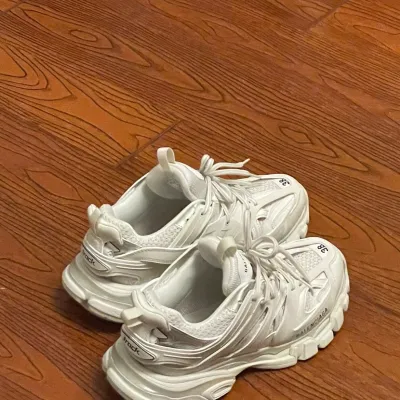 EM Sneakers Balenciaga Track White(Without LED) review Brooke Amha