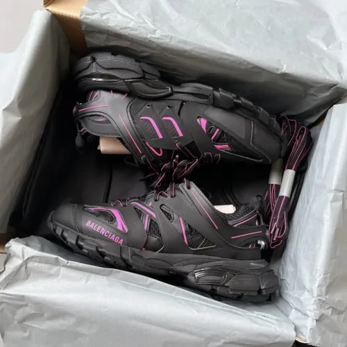 EM Sneakers Balenciaga Track Washed Black Pink(Without LED) review 