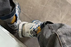 EM Sneakers Balenciaga Runner White Blue review Jeremiah Marley