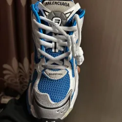 EM Sneakers Balenciaga Runner White Blue review Jae Williams