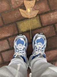 EM Sneakers Balenciaga Runner White Blue review 0