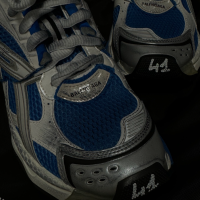 EM Sneakers Balenciaga Runner White Blue review 0