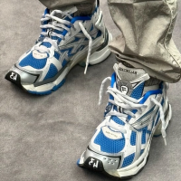 EM Sneakers Balenciaga Runner White Blue review 0