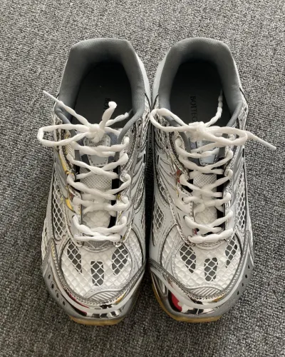 EM Sneakers Bottega Veneta Orbit Silver White review Bruno hopf