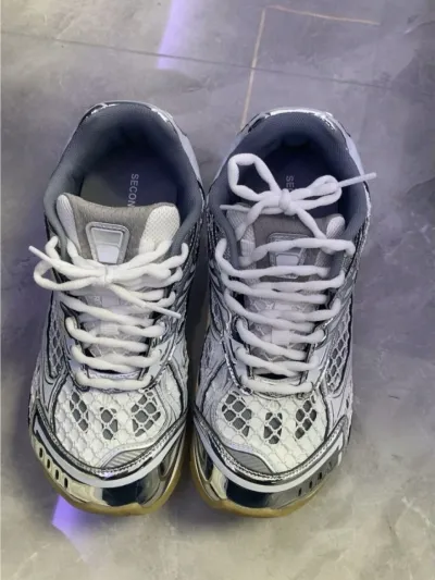 EM Sneakers Bottega Veneta Orbit Silver White review JeriMiah Mitchell