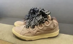 EM Sneakers Lanvin Leather Curb Pink review Waldo Rosario