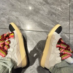 EM Sneakers Lanvin Leather Curb Pink review Kiren Holland