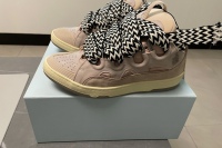 EM Sneakers Lanvin Leather Curb Pink review 0