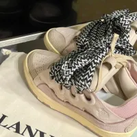 EM Sneakers Lanvin Leather Curb Pink review 0