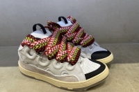 EM Sneakers Lanvin Leather Curb White Ivory review 0