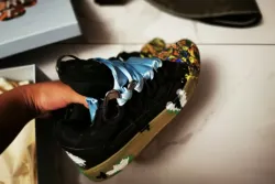 EM Sneakers Lanvin Leather Curb Gallery Dept Black Multi review Akok Anei