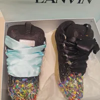EM Sneakers Lanvin Leather Curb Gallery Dept Black Multi review 0