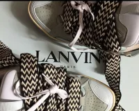 EM Sneakers Lanvin Leather Curb Blue review 0