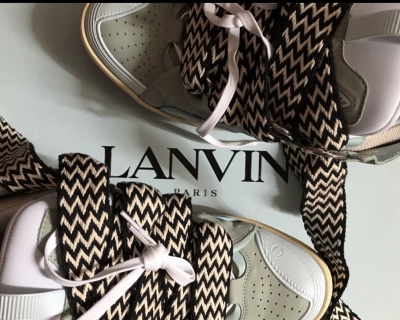 EM Sneakers Lanvin Leather Curb Blue review Haris Hodzik