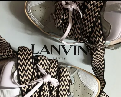 EM Sneakers Lanvin Leather Curb Blue review Haris Hodzik