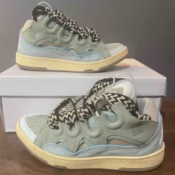 EM Sneakers Lanvin Leather Curb Blue review Ida Stewart