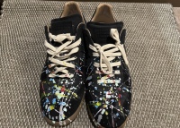 EM Sneakers Maison Margiela Black Paint Replica Sneakers review 0