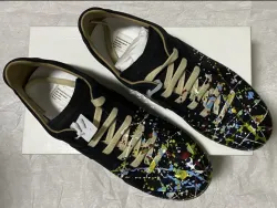 EM Sneakers Maison Margiela Black Paint Replica Sneakers review Lamel Rorie
